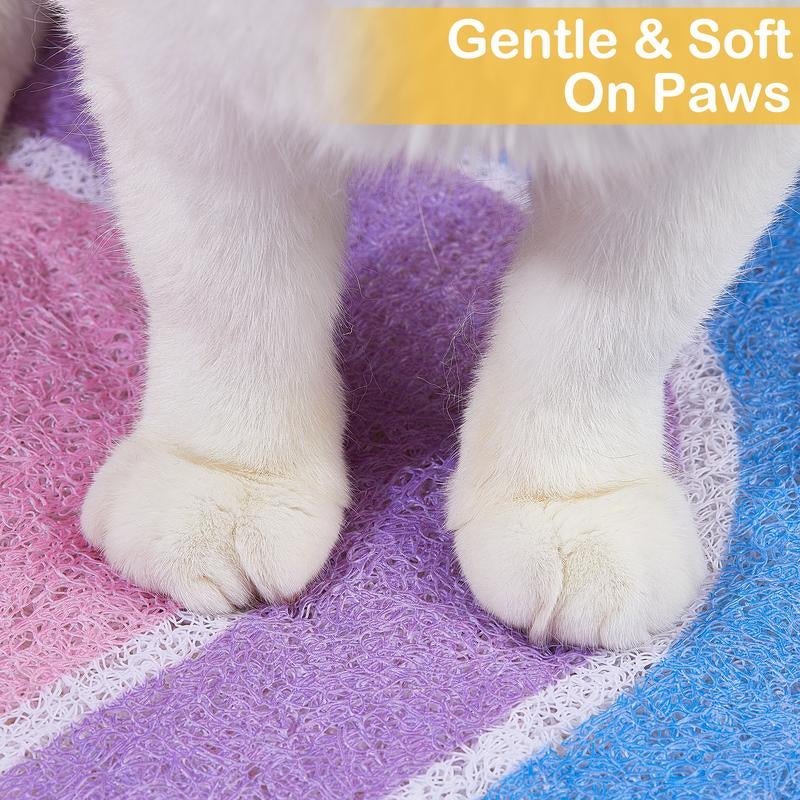 Quality Litter Box Mat Large Non - Slip Cat Litter Mat Litter Trapping Mat - Simply_Atlas